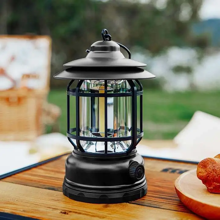 Rechargeable Retro Camping Lamp