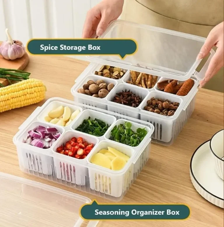 6-Grid Fridge Storage Box